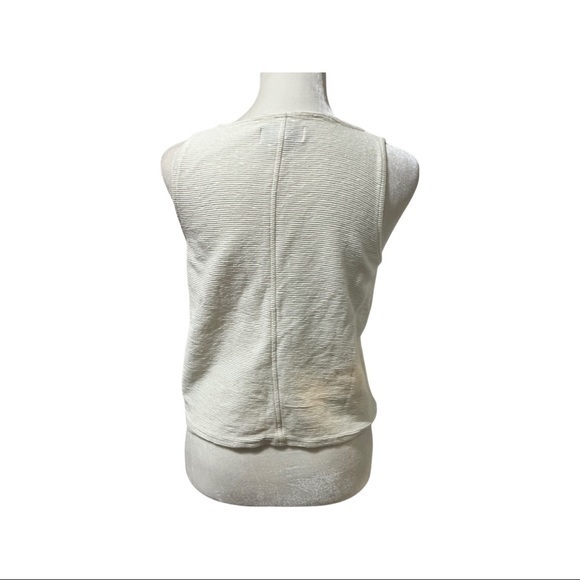 Madewell off white button down sleeveless size s - Picture 3 of 10